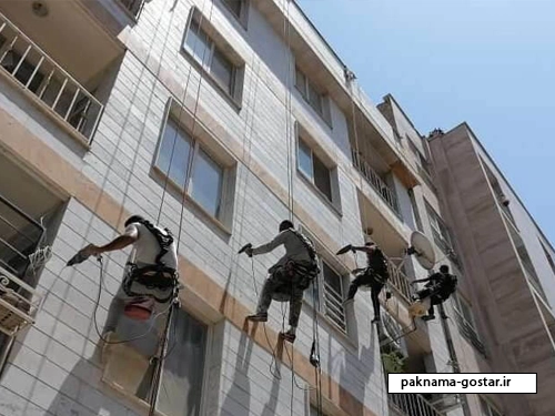 مزایای شستشوی نما با راپل در تهران