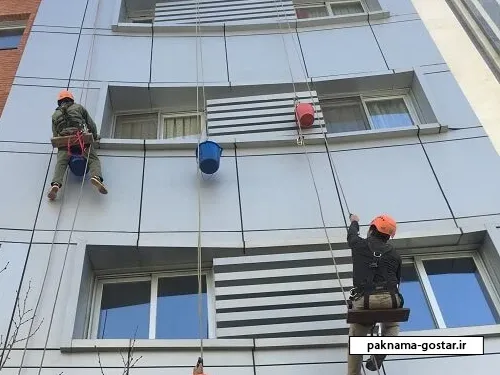نحوه شستشوی نمای ساختمان با مواد شیمایی