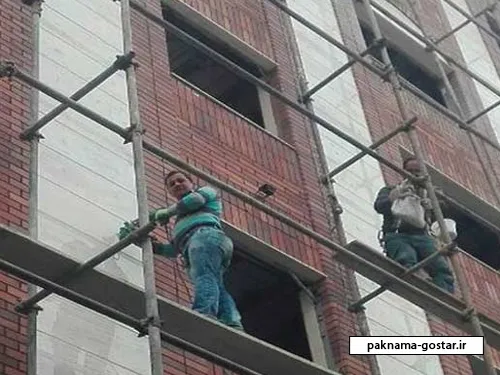 نحوه شستشوی نمای ساختمات با داربست