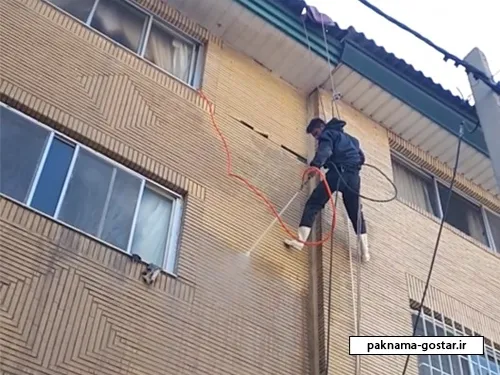 قیمت شستشوی نما با راپل